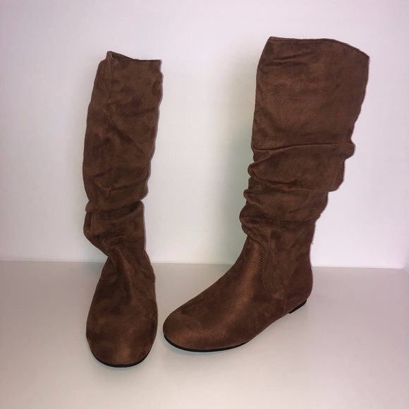 Charlotte Russe Shoes - Charlotte Russe Brown Mid-Calf Boots Shoes ((10))